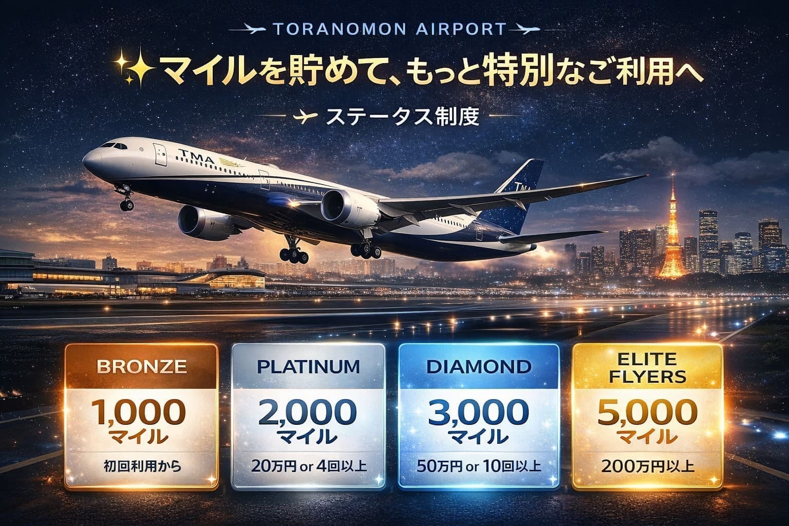 マイレージクラブ登録でお得なフライトを♪：虎ノ門空港(六本木・赤坂高級デリヘル)