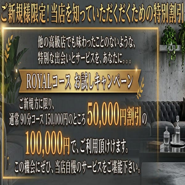 ロイヤルコースお試しキャンペーン：Outcall Service THE ARCHIVEアウトコール サービス ザ アーカイブ(大阪高級デリヘル)